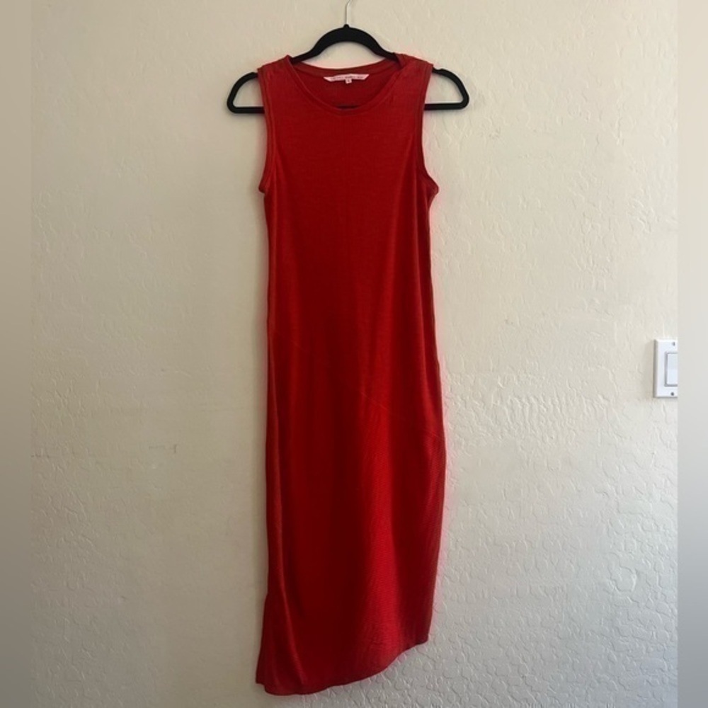 Rachel Roy Womens Ribbed Asymmetrical Dress sz S